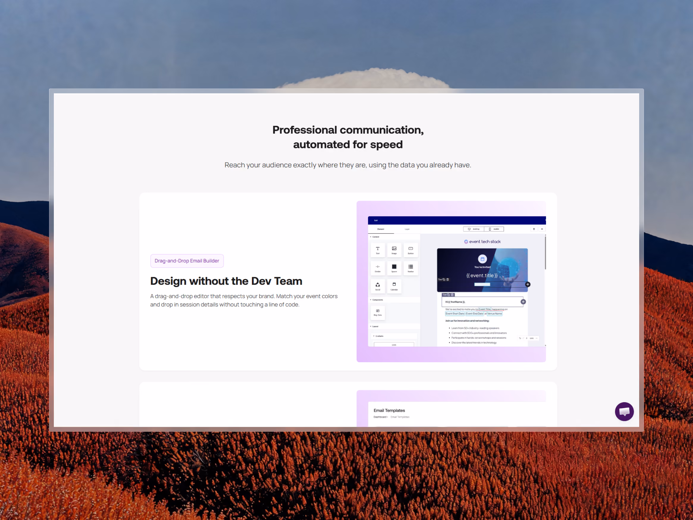 Catalyst Creative - Event Tech Stack Website Design